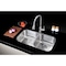 Anzzi Moore Undermount 32" 50/50 Double Bowl Kitchen Sink in Brushed Satin K-AZ3218-2B - alternate 7
